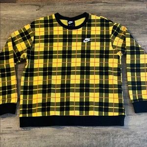 nike plaid sweaters